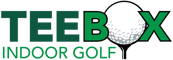 TeeBox Indoor Golf Logo Final Full Color-PMS343, PMS355, PMS429, Black, White Ball